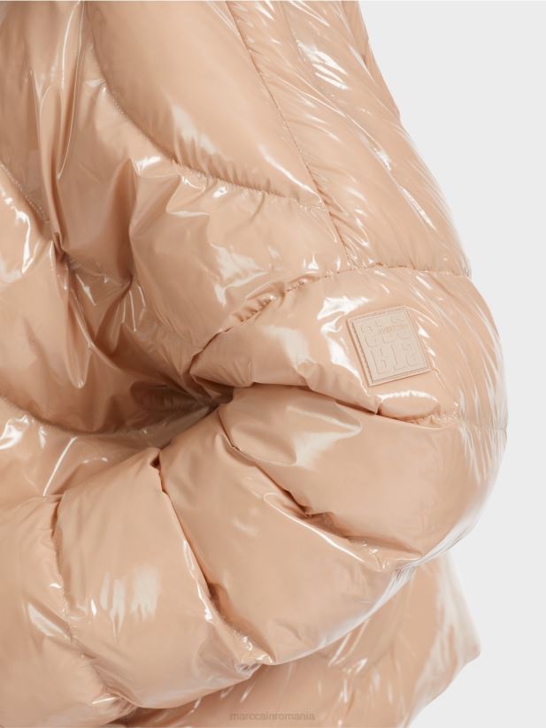 geacă matlasată cu 3m thinsulate Marc Cain maro argilă moale îmbrăcăminte 4826HH239