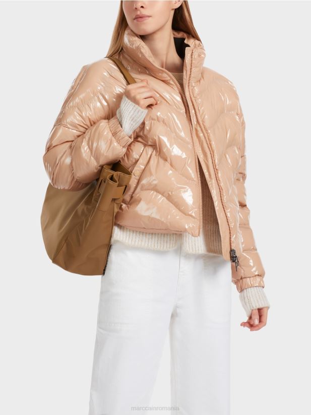 geacă matlasată cu 3m thinsulate Marc Cain maro argilă moale îmbrăcăminte 4826HH239