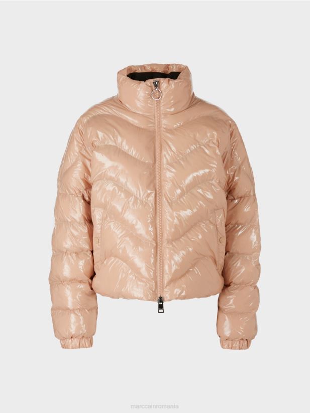 geacă matlasată cu 3m thinsulate Marc Cain maro argilă moale îmbrăcăminte 4826HH239