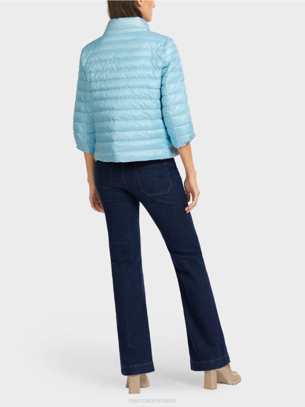 geacă matlasată „regândește împreună”. Marc Cain albastru atmosferic îmbrăcăminte 4826HH301