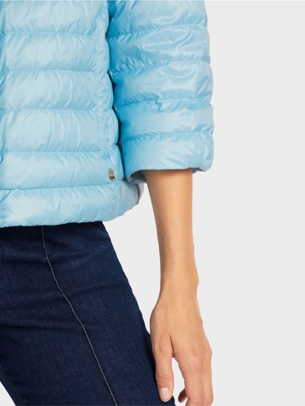 geacă matlasată „regândește împreună”. Marc Cain albastru atmosferic îmbrăcăminte 4826HH301