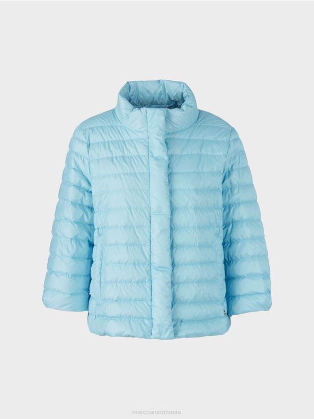 geacă matlasată „regândește împreună”. Marc Cain albastru atmosferic îmbrăcăminte 4826HH301