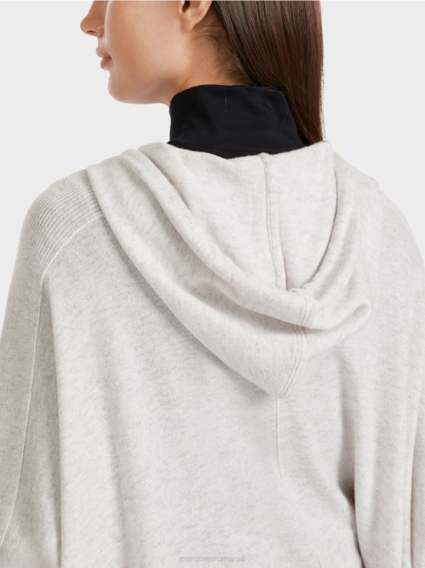 hanorac „rethink together”. Marc Cain gri argintiu îmbrăcăminte 4826HH259