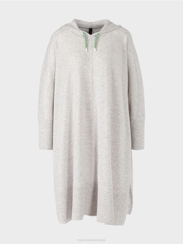 hanorac „rethink together”. Marc Cain gri argintiu îmbrăcăminte 4826HH259