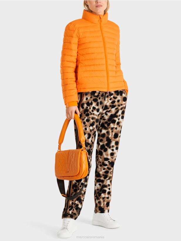 jachetă cu izolație thinsulate de 3m Marc Cain portocaliu deschis îmbrăcăminte 4826HH284