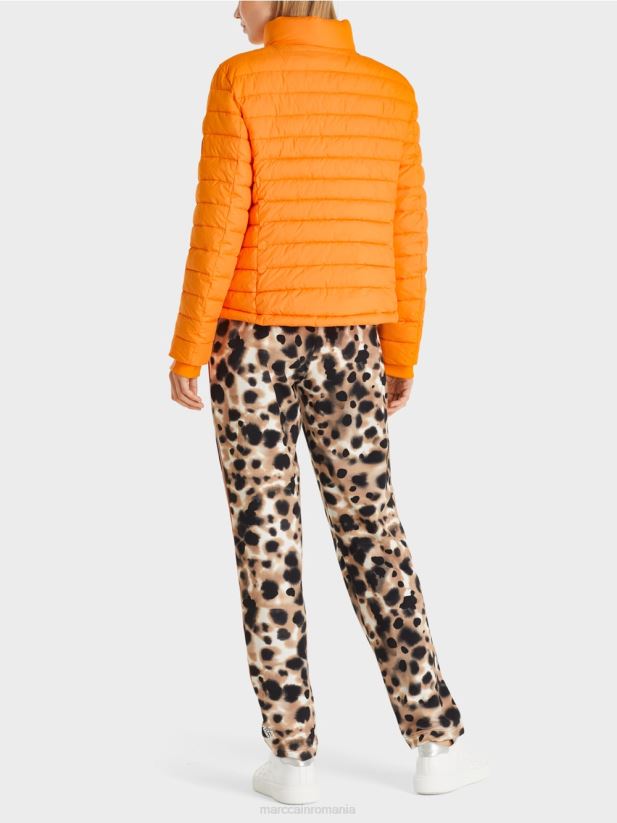 jachetă cu izolație thinsulate de 3m Marc Cain portocaliu deschis îmbrăcăminte 4826HH284