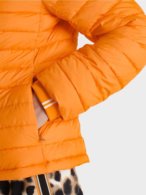 jachetă cu izolație thinsulate de 3m Marc Cain portocaliu deschis îmbrăcăminte 4826HH284