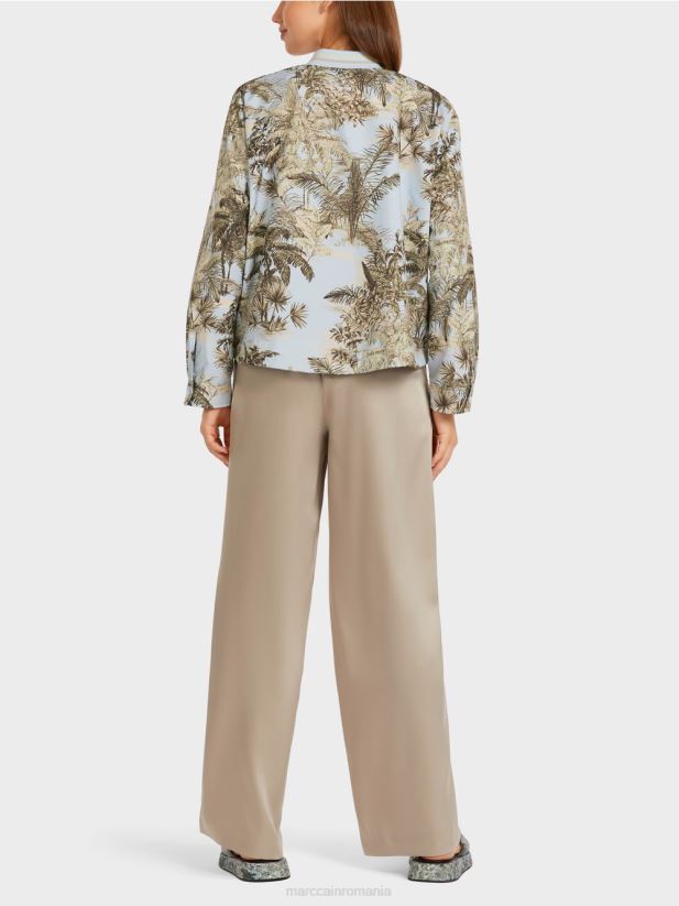 jachetă de exterior „regândește împreună”. Marc Cain albastru pudra deschis îmbrăcăminte 4826HH275