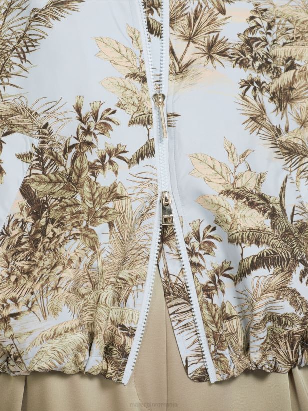 jachetă de exterior „regândește împreună”. Marc Cain albastru pudra deschis îmbrăcăminte 4826HH275