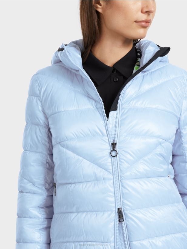 jachetă de exterior „regândește împreună”. Marc Cain albastru pudra moale îmbrăcăminte 4826HH257