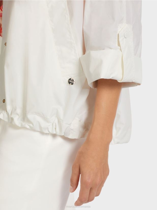 jachetă de exterior „regândește împreună”. Marc Cain aproape alb îmbrăcăminte 4826HH277