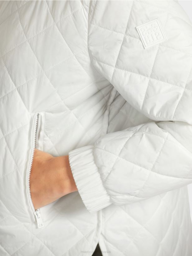 jachetă de exterior „regândește împreună”. Marc Cain aproape alb îmbrăcăminte 4826HH288