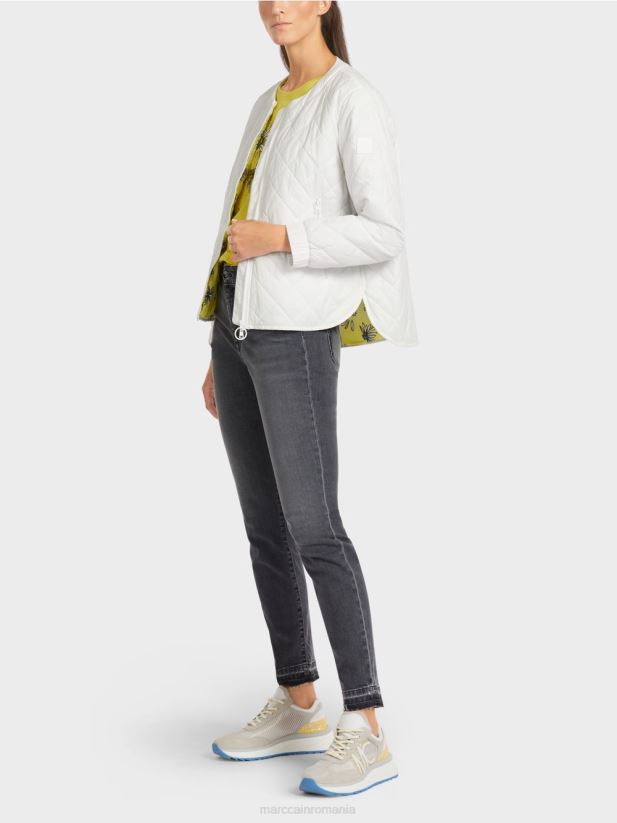jachetă de exterior „regândește împreună”. Marc Cain aproape alb îmbrăcăminte 4826HH288