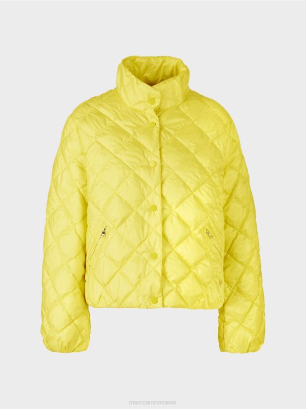 jachetă de exterior „regândește împreună”. Marc Cain lămâie moale îmbrăcăminte 4826HH269