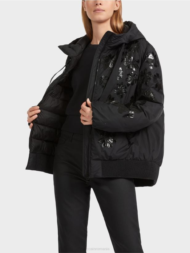 jachetă de exterior „regândește împreună”. Marc Cain negru îmbrăcăminte 4826HH233