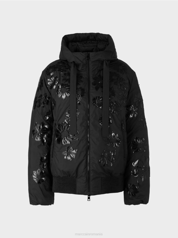 jachetă de exterior „regândește împreună”. Marc Cain negru îmbrăcăminte 4826HH233