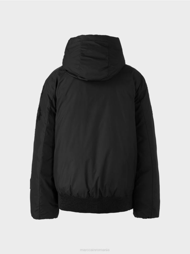 jachetă de exterior „regândește împreună”. Marc Cain negru îmbrăcăminte 4826HH233