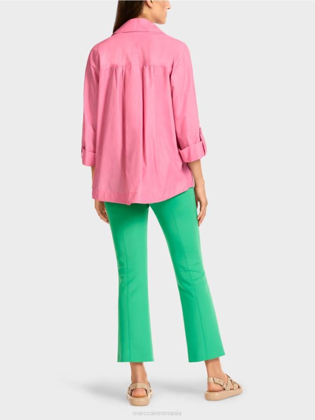 jachetă de exterior „regândește împreună”. Marc Cain roz aprins îmbrăcăminte 4826HH276