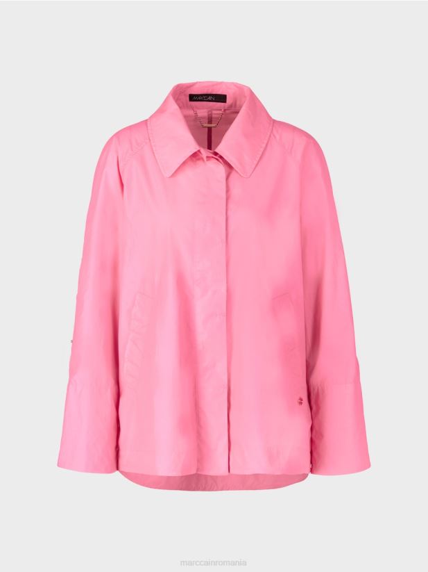 jachetă de exterior „regândește împreună”. Marc Cain roz aprins îmbrăcăminte 4826HH276