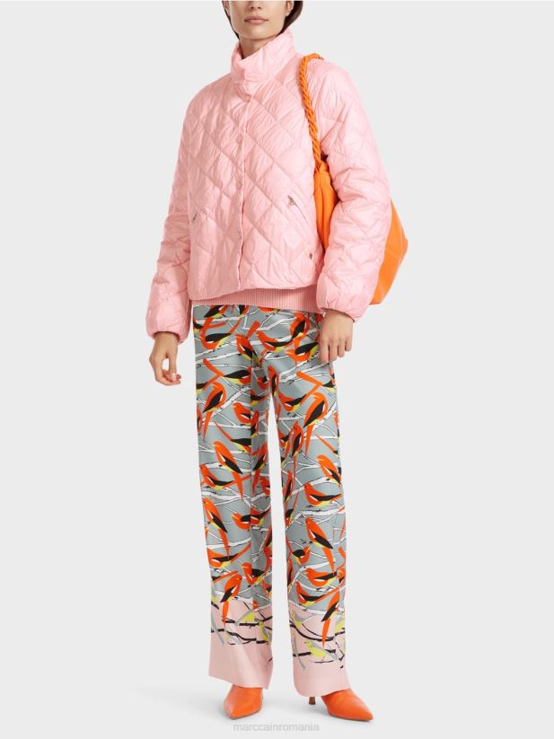 jachetă de exterior „regândește împreună”. Marc Cain roz pudra moale îmbrăcăminte 4826HH268