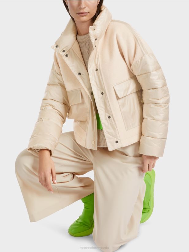 jacheta de exterior cu izolatie de 3m Marc Cain piatra usoara îmbrăcăminte 4826HH261