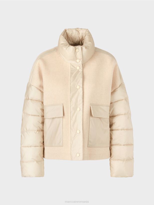 jacheta de exterior cu izolatie de 3m Marc Cain piatra usoara îmbrăcăminte 4826HH261
