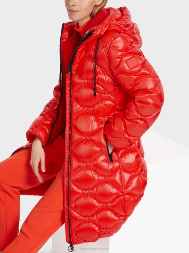 palton matlasat „rethink together”. Marc Cain campari îmbrăcăminte 4826HH244