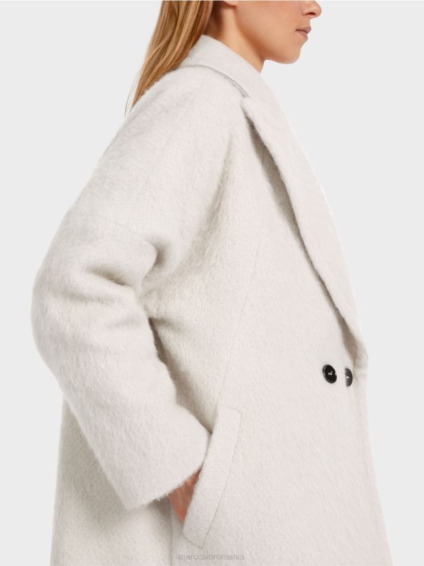palton într-un aspect supradimensionat Marc Cain fum îmbrăcăminte 4826HH232