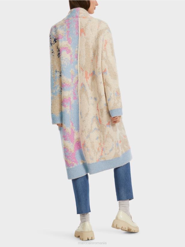 palton tricotat in germania Marc Cain cer întunecat de vară îmbrăcăminte 4826HH246