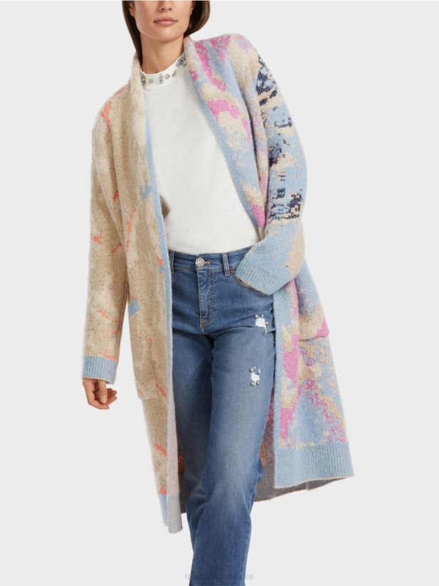 palton tricotat in germania Marc Cain cer întunecat de vară îmbrăcăminte 4826HH246