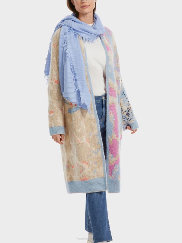 palton tricotat in germania Marc Cain cer întunecat de vară îmbrăcăminte 4826HH246