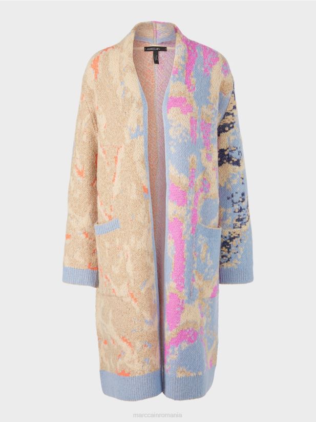 palton tricotat in germania Marc Cain cer întunecat de vară îmbrăcăminte 4826HH246