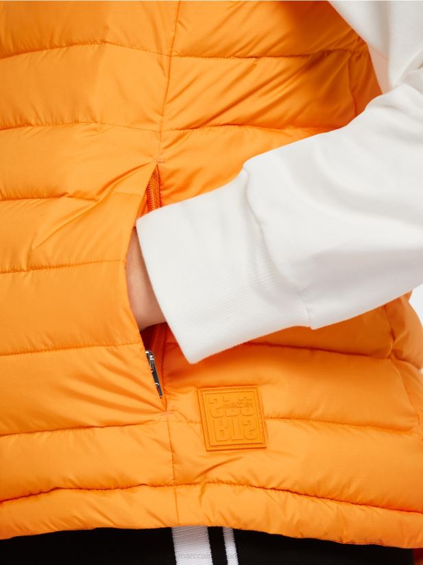 vestă cu izolație thinsulate de 3m Marc Cain portocaliu deschis îmbrăcăminte 4826HH280