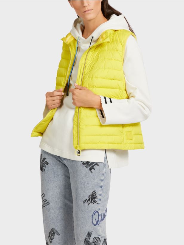 vestă cu izolație thinsulate de 3m Marc Cain sulf verde îmbrăcăminte 4826HH286