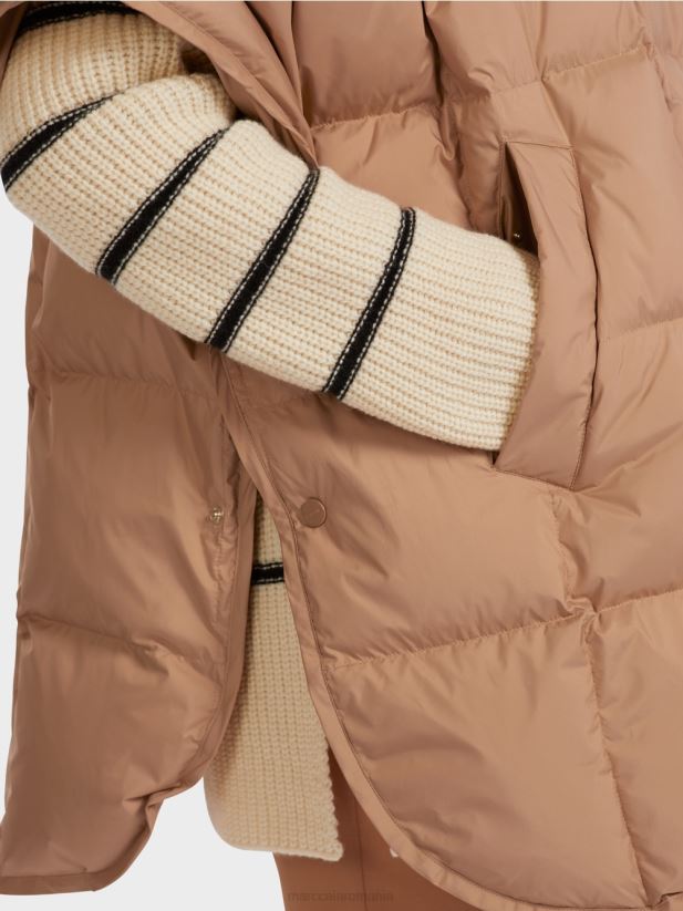 vestă matlasată Marc Cain cămilă îmbrăcăminte 4826HH296