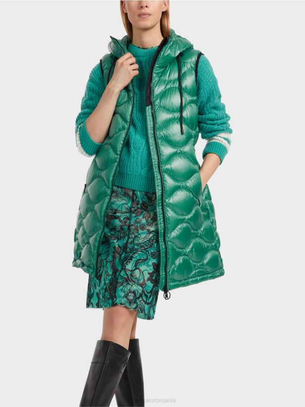 vestă matlasată lungă „rethink together”. Marc Cain smalț îmbrăcăminte 4826HH216