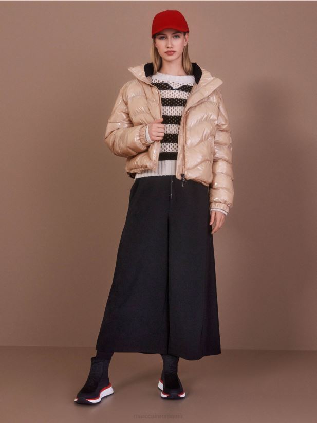 Pantaloni evazați 7/8 willmar Marc Cain negru îmbrăcăminte 4826HH539