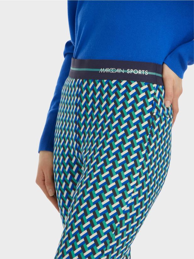 fengyi pantaloni îngusti cu picioare drepte Marc Cain smalț îmbrăcăminte 4826HH542