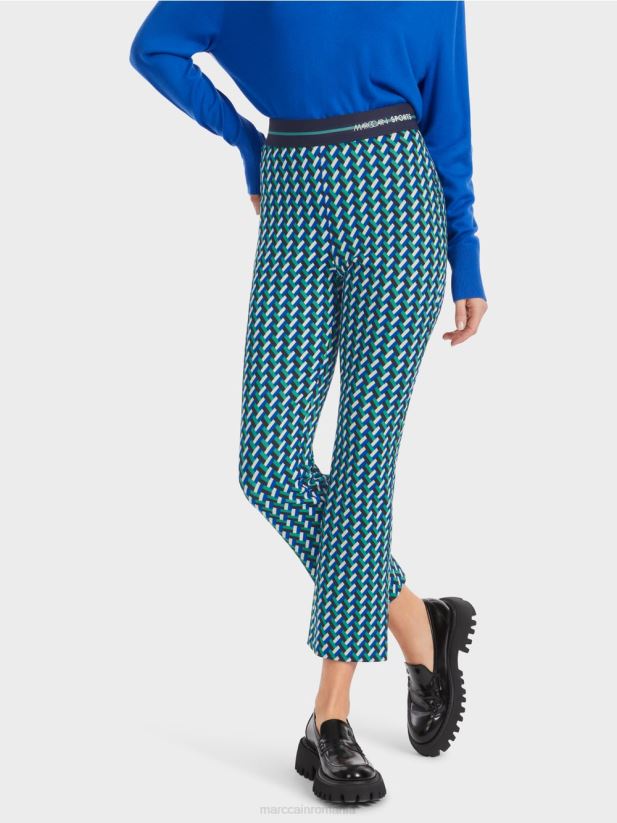 fengyi pantaloni îngusti cu picioare drepte Marc Cain smalț îmbrăcăminte 4826HH542