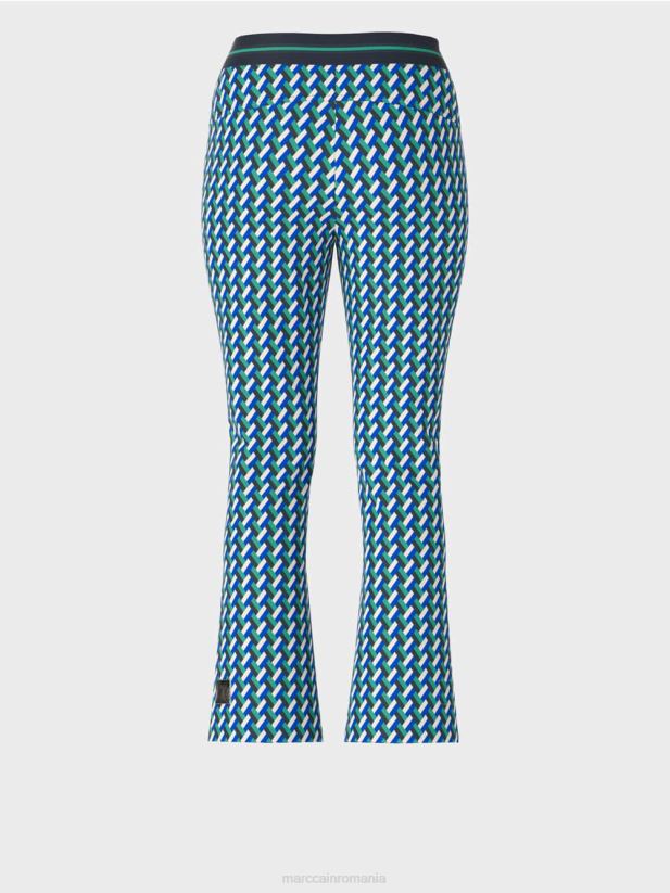 fengyi pantaloni îngusti cu picioare drepte Marc Cain smalț îmbrăcăminte 4826HH542