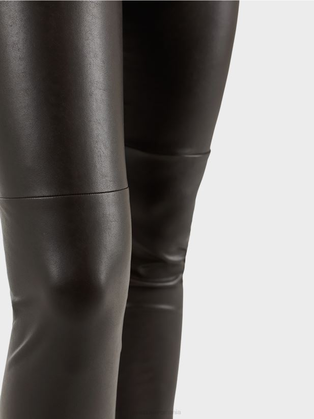 jambiere din piele artificiala Marc Cain moro îmbrăcăminte 4826HH747