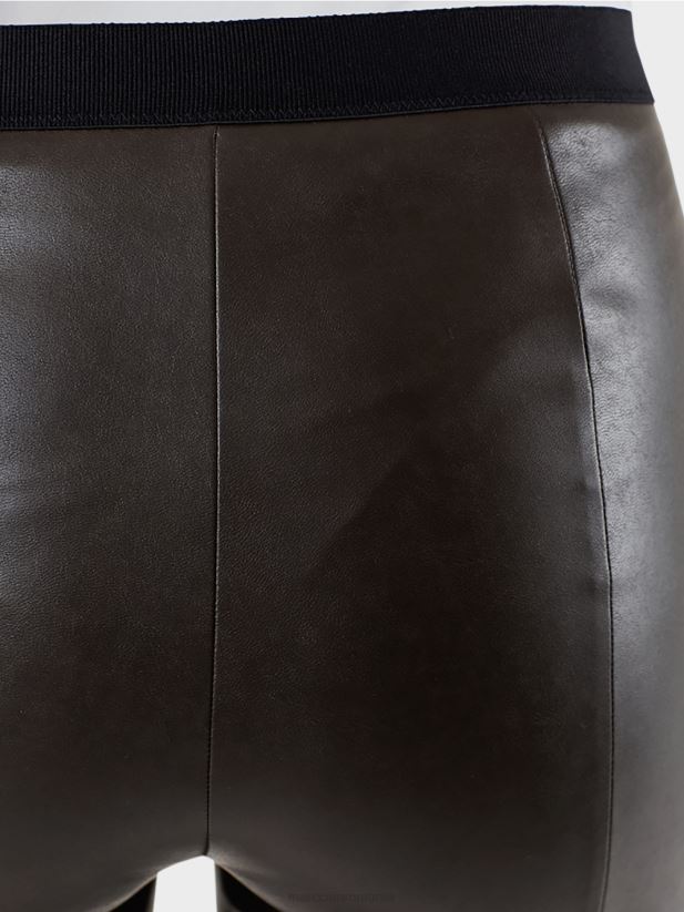 jambiere din piele artificiala Marc Cain moro îmbrăcăminte 4826HH747