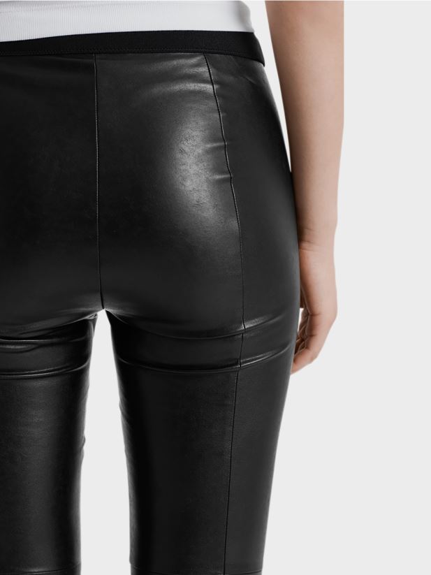 jambiere din piele artificiala Marc Cain negru îmbrăcăminte 4826HH745