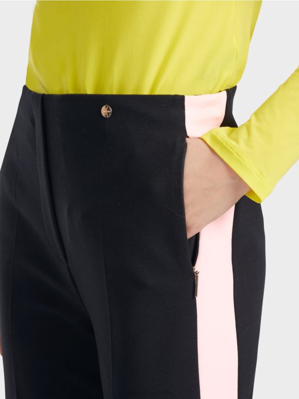 înfășurator de pantaloni cu dungi împletite Marc Cain negru îmbrăcăminte 4826HH592