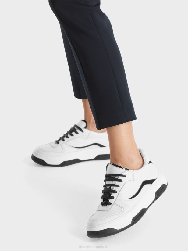 pantaloni Sydney cu cute Marc Cain marina îmbrăcăminte 4826HH572