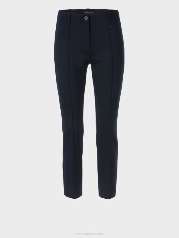 pantaloni Sydney cu cute Marc Cain marina îmbrăcăminte 4826HH572