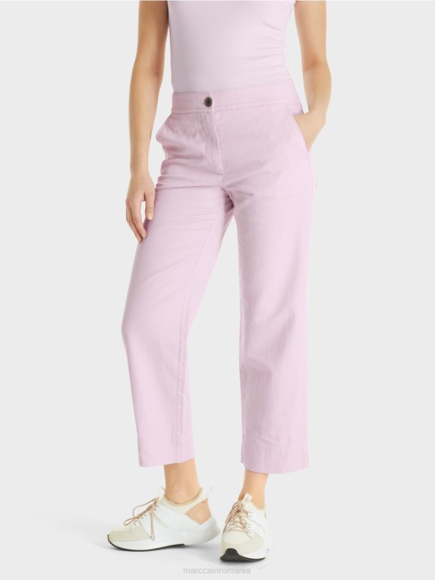 pantaloni casual Marc Cain lavandă ușoară îmbrăcăminte 4826HH684