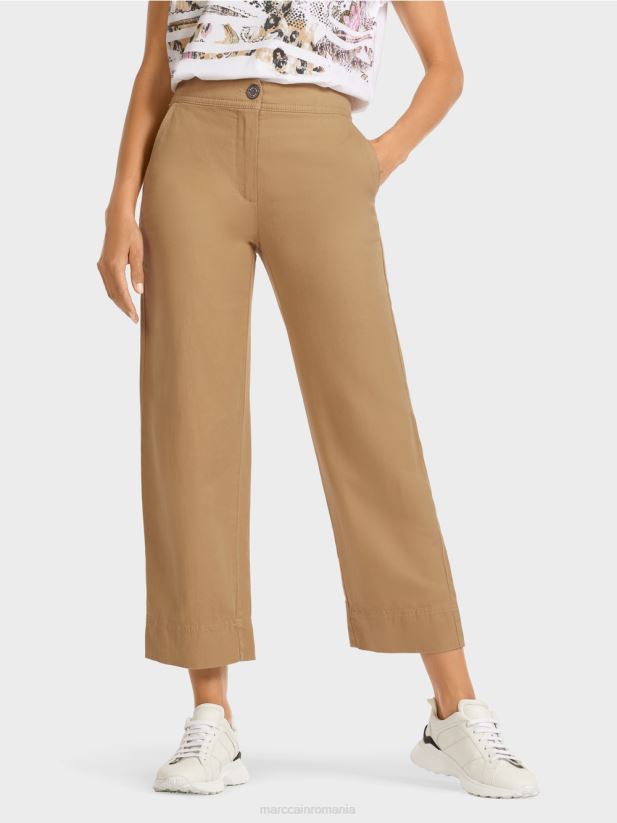 pantaloni casual Marc Cain maro lut deschis îmbrăcăminte 4826HH683