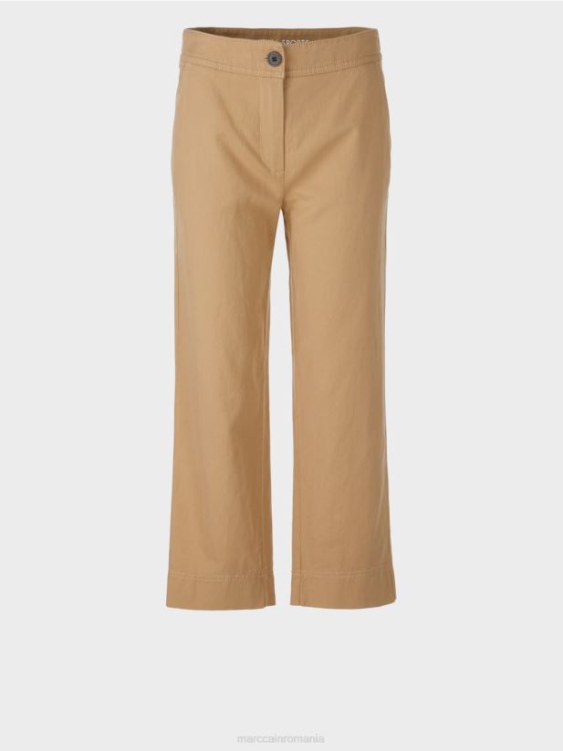 pantaloni casual Marc Cain maro lut deschis îmbrăcăminte 4826HH683