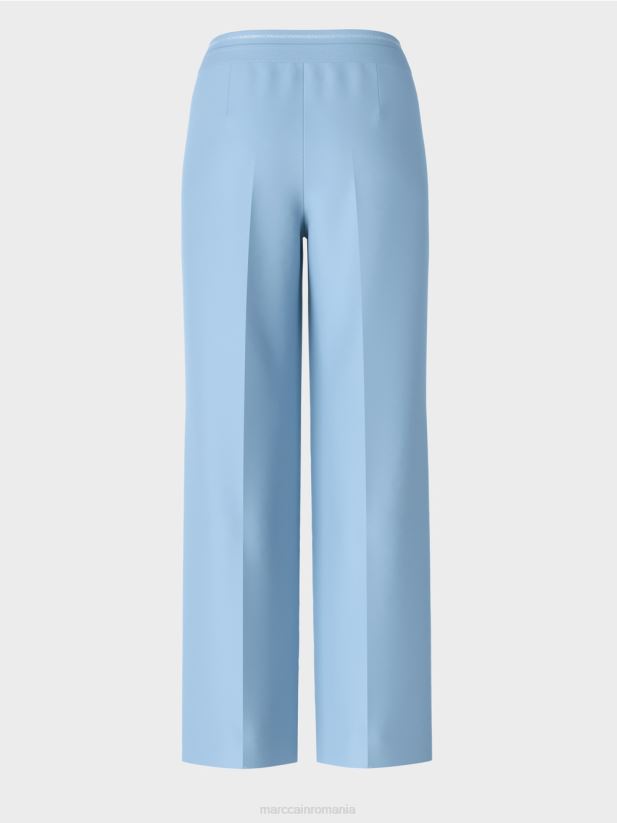 pantaloni cu picioare drepte welby Marc Cain cer întunecat de vară îmbrăcăminte 4826HH550